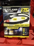 Handy Brite Led Headlamp Rechargeable 2IN1 Wide Beam Work Light. Fixed Price $17.49.