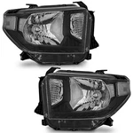 Weelmoto Pair Headlights W/o Led Drl For 2014-2021 Toyota Tundra Clear Corner. Fixed Price $87.88.