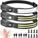 Beccason Headlamp New Upgrade Ii Dual-led Strip, Black. Fixed Price $31.70.