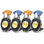 Makdak 4PC Keychain Flashlight Rechargeable Cob Work 7 Modes 1600. Fixed Price $43.69.