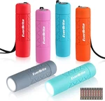 Everbrite 6-PACK Mini Flashlight Set, Blue, Gray, Green, Orange, Pink, Red. Fixed Price $23.23.