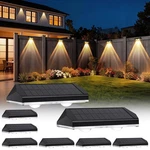 Audles Solar Fence Lights Outdoor, 3 Modes Warm/neutral/cool White Ligh.... Fixed Price $56.37.