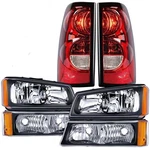 Headlights And Tail Set For 2003-2006 Chevy Silverado 1500 2500 3500& .... Fixed Price $161.77.