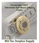 Streamlight 14057 Sidewinder Rail Mount Adapter, Coyote. Fixed Price $24.95.