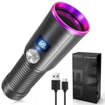 Lbjd 365 Nm Uv Flashlight, High Power Rechargeable Wit.... Fixed Price $62.51.