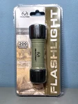 Realtree 200 Lumens Led Flashlight FL1, Spot Beam, Abs Body, Water Resistant. Fixed Price $17.95.