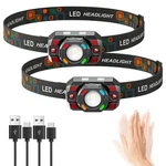 Headlamp Flashlight, 500 Lumen Ultra-light Bright Led Rechargeable Headlight .... Fixed Price $25.70.