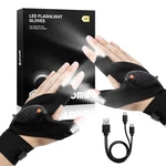 Thxtoms Flashlight Gloves Rechargeable, Valentines Day Adjustable, Black. Fixed Price $26.57.