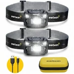 Everbeam H6 Pro Led Torch Headlamp, Motion Sensor Control, 650 Lumen Bright. Fixed Price $41.97.