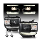 Bingbingmotor Bryght W/led Drl For 2014-2018 Gmc Sierra 1500 Headlight Assemb.... Fixed Price $393.49.