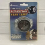 Superex Head Lamp 9 Led Wide Beam Light Ultra Bright White *water Resistant*. Fixed Price $14.99.