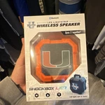 Soar Shockbox Led Bluetooth Speaker Ncaa University Of Miami, Water Resistant. Fixed Price $19.99.