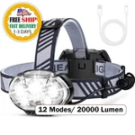 Lampara Led De Cabeza Recargable - Impermeable Multiuso Nuevo. Fixed Price $49.99.