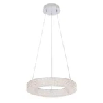 Hdc Wesley Park 100W Led Chrome Pendant Light W/ Clear Acrylic Ring Shade. Fixed Price $55.99.