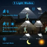 Solar Street Wall Light Outdoor, Eeekit 18 Led Motion Sensor. Fixed Price $21.99.
