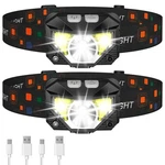 Lhknl Headlamp Flashlight, Lumen Ultra-light Bright Led 2 Packs, Black. Fixed Price $26.96.