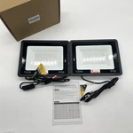 Isuerfy 120W Led Black Flood Lights IP66 Outdoor Uv Lamp 2-PACK. Fixed Price $70.00.
