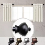 Zora 5/8 Inch Side Curtain Rod 12-20 Long (set Of 2) Black. Fixed Price $67.97.