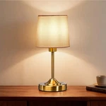 Keilaimo Cordless Rechargeable Gold Table Lamp, Touch Control, Dimmable Led. Fixed Price $28.00.