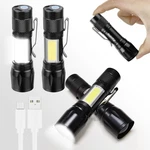 Kunhe Rechargeable Flashlights Usb-c Stocking Stuffers Small Led 4 Pack, Red. Fixed Price $28.11.