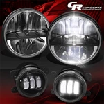 Nuvision Full Led Headlight+projector Fog For 2007-2018 Jeep Wrangler Jk. Fixed Price $111.19.