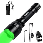 Yzyoe Rechargeable Green Tactical Flashlight 500 Yards Led .... Fixed Price $34.83.
