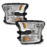 Headlight Assembly 2015 2016 2017 Ford F150 With Chrome Housing Amber Ref.... Fixed Price $196.65.