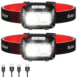 Blukar Led Headlamp RECHARGEABLE,2000L Super Bright Headlight Pack, Black. Fixed Price $26.88.