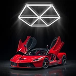 Gneng Led Garage LIGHT-54W 6500K 5940LM Hexagon Shop Lights For Car. Fixed Price $69.48.