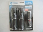 Tech Commerical Electric Led Tactical Style Flashlights 2 Pack. Fixed Price $16.00.