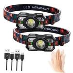 Rechargeable 2-PACK, Led Lightweight Adult Headlamps 1000 Lumen. Fixed Price $27.01.