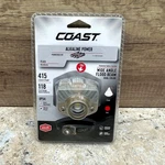 Coast FL65 Led Headlamp 415 Lumens Wide Angle Flood Beam Dual Color IP54. Fixed Price $24.99.