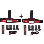 Milwaukee 600 Lumens Led Redlithium Usb Low-profile Hard Hat Headlamp (2-PACK). Fixed Price $136.29.