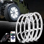 4PCS 15.5" Super Bright Double Row White Wheel Lights Rim With Remote .... Fixed Price $214.79.