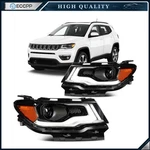 Eccpp Headlights Assembly For Jeep Compass 2.0L 2.4L 2017-2021 Pair Black Amber. Fixed Price $289.99.