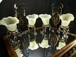 Pair Maxim Lighting Elegante 2-LIGHT Wall Sconces With Art Glass Shades. Fixed Price $149.49.