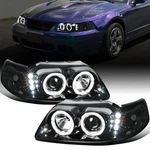 Ronnin Fits 1999-2004 Ford Mustang Upgraded Led Dual Rims Projector Headlig.... Fixed Price $269.67.