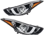 Torchbeam Headlight For Elantra 14-16 Bumper Headlamp Black Housing. Fixed Price $169.00.