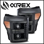 Alpharex Alpha-black Luxx Led Projector Headlights 11-16 F-250 F-350 F-450 F-550. Fixed Price $795.00.