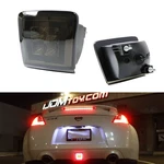 Smoked Lens Led Rear Fog Light, Brake And Backup Reverse For 2009-20 Nissan 370Z. Fixed Price $61.09.