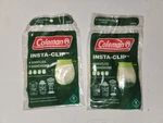 Coleman Insta-clip Mantles Lot Of (4 Pks) 21A124 #21 Sock Style New Vtg. Fixed Price $14.99.