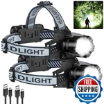 Niaochao 2PACK Rechargeable Headlamp 99000 Lm Super Bright Led 3 Modes Adjustabl. Fixed Price $58.88.