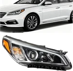 Philtop Headlights For 15-17 Hyundai Sonata Se/sport/limited/eco Black Right. Fixed Price $94.00.