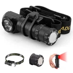 Spriak High Lumens Led Rechargeable Headlamp For Adults - Hard 1 Pack, Black. Fixed Price $21.82.