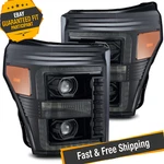 Alpharex 880143 Luxx-series Led Projector Headlights 11-16 Ford Super Duty. Fixed Price $795.00.