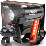 Bike Lights For Night Riding With Bell, Super Bright Bicycle Reflectors, Usb Rec. Fixed Price $29.91.