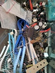1 Lb Electronic Components Variety Pack - Fuses, Resistors, Caps, Led, *read*. Fixed Price $6.80.