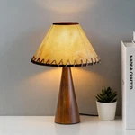Urlights Table Lamp, Wooden Base, Dimmable E26, Bulb Incl, For Bedside, Room. Fixed Price $79.84.