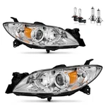 Headlights For 2004-2009 Mazda 3 Sedan Headlamp Replacement, Driver+passenger.... Fixed Price $192.76.