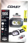 Coast RL27R Rechargeable Headlamp 1000 Lumens, Tri-color Led, Rear Safety Ligh. Fixed Price $46.00.